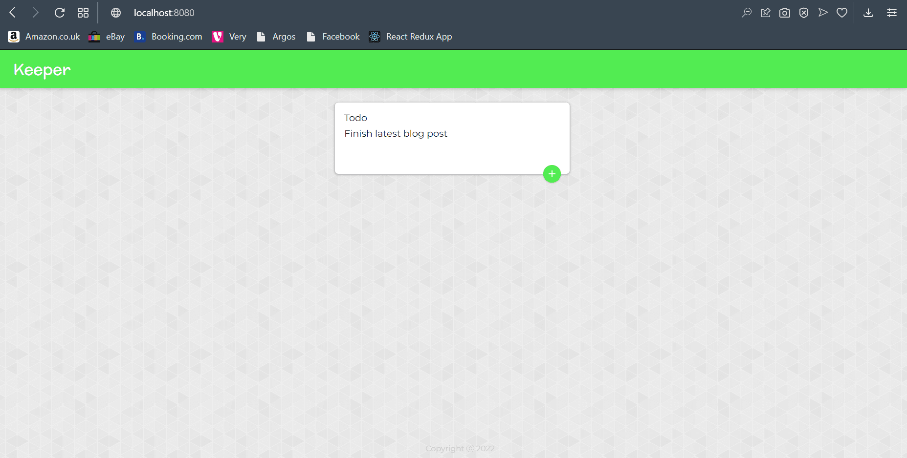 Configure a dfx project to use a react frontend development?